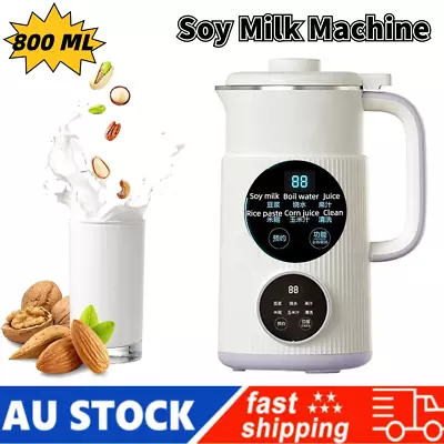 800ml Soy Milk Machine Juicer Automatic Heating Free Filter Soybean Milk Maker L • $62.88