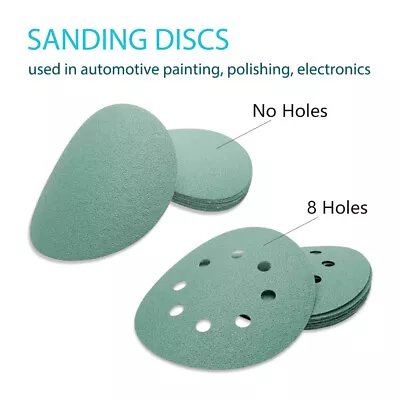 $13.39 • Buy 125mm 8-Hole Sanding Discs/Pads Sandpaper Hook And Loop Available 40-3000 Grits