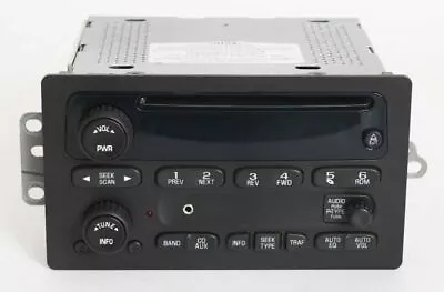 GMC Yukon XL 2500 2005 Truck Radio AM FM CD Player W Auxiliary Input PN 10359894 • $285