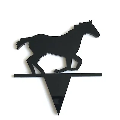 Trotting Horse Cake Toppers Various Colours Sizes & Personalised Options • £12.98