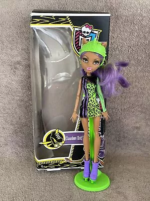 Monster High Doll - Skultimate Roller Maze Clawdeen Wolf With Box • $49.73