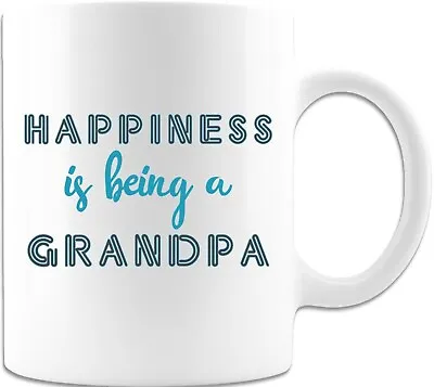 Grandpa Happiness Is Being A Grandpa Grandparents Day Gift Mugs Grandfather • $16.99