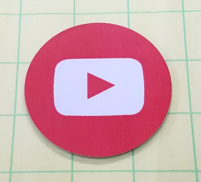 Social Media Icon (Youtube) Decal Sticker - Kiss Cut • $3