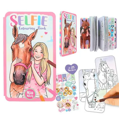 Miss Melody Colouring Book SELFIE Horse Horses Activity Book Pony Ponies Books • £5.99