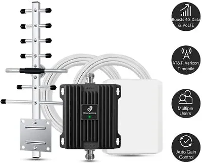 3G 4G LTE 700MHz Band 12/17 Home Cell Phone Signal Booster Repeater Kit For AT&T • $43.90