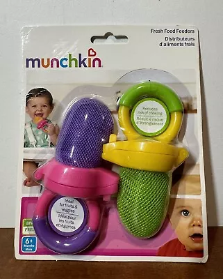 Munchkin Fresh Food Feeder 2 Pack Blue/Green • $10.09