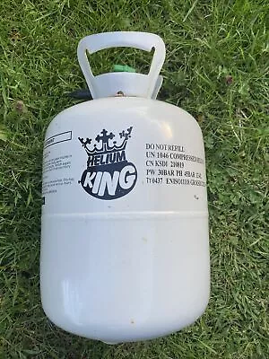 £10 • Buy EMPTY Helium Balloon 13.4L Canister Helium King With Valve And Attachments