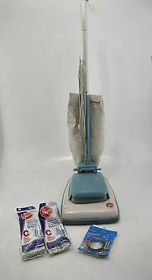 VINTAGE 1950's 60's HOOVER VACUUM MODEL 68 Bottom Fill Bag. With Extras • $243