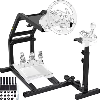 VEVOR Racing Steering Wheel Stand For Logitech Mounting Plate Versatile Game • £59.99