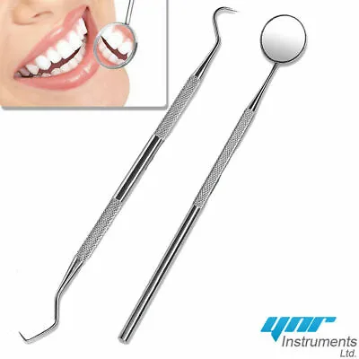 £2.95 • Buy Professional Dental Tartar Calculus Plaque Remover Tooth Scraper - Dental Mirror