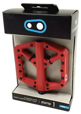 Crank Brothers Stamp 1 Mountain Bike Platform Pedals Red Large • $36.78