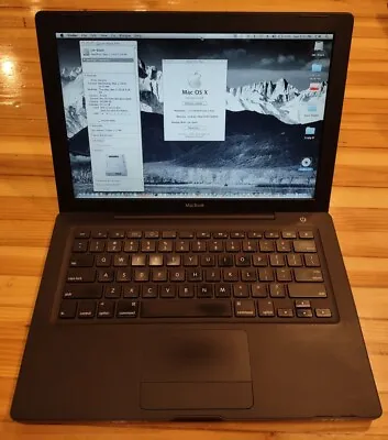 Apple MacBook 13.3  Black Laptop A1181 2.2 GHz  4GB RAM (Works - PLEASE READ!!!) • $79.99