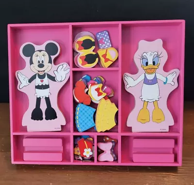 LCI Melissa & Doug Minnie Mouse & Daisy Duck Wooden Magnetic Dress-Up • $8.85
