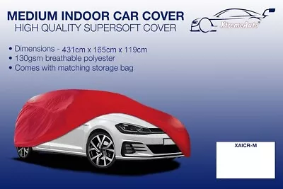 Medium Red Indoor Car Cover Protector Seat Cordoba 1993-2009 • $41.06