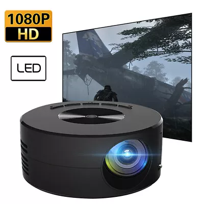 Mini Portable Projector 1080P HD For Video Home Theater Home Cinema Phone • $37.99