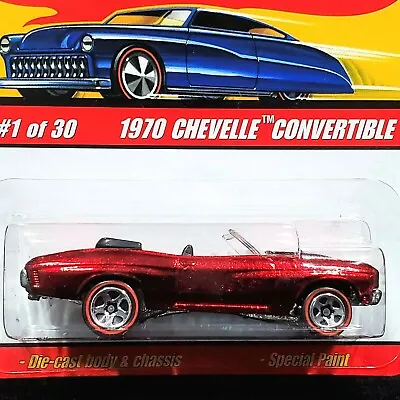 $9.99 • Buy Hot Wheels 70 1970 Chevy Chevelle Convert Classics Car Chevrolet #1 Of 30 2 Red