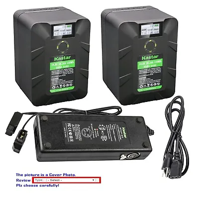 $243.99 • Buy Kastar V-Mount Battery Dtap Charger For Nanlite 300B, ZGCINE ZG-V99 ZG-V160