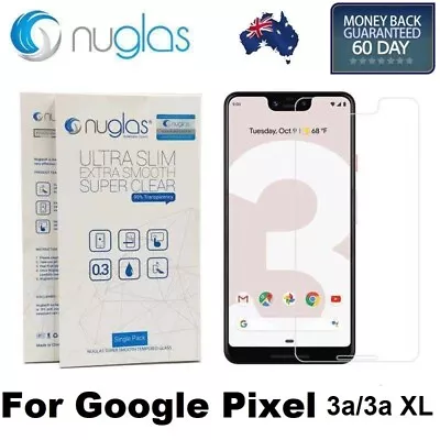 GENUINE NUGLAS Google Pixel 3 3A XL Premium Tempered Glass Screen Protector • $7.16