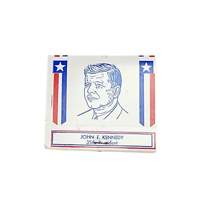 Vintage NOS US Presidents John F. Kennedy Matchbook-Unused Advertisement-Mint • $6