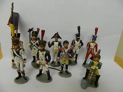 9 Vintage Metal 65-70mm Waterloo Soldiers • £19.99