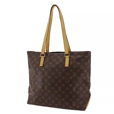 LOUIS VUITTON LV Cabas Mezzo Used Tote Bag Monogram Leather M51151 #BM507 • $558.01