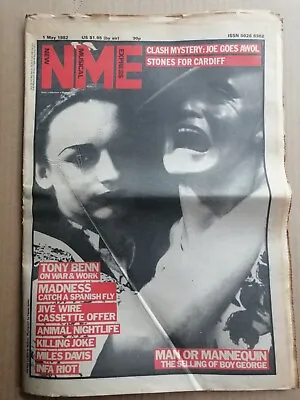 Nme New Musical Express May 1 1982 Boy George Clash Madness Killing Joke • £9.99