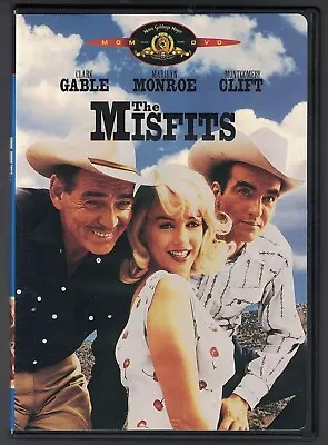 The Misfits (DVD 2001 Widescreen) Clark Gable/Marilyn Monroe/Montgomery Cliff! • $8.45