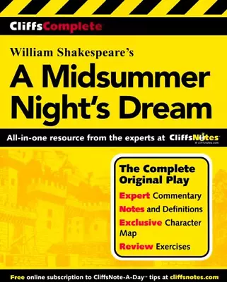 CliffsComplete Shakespeare's A Midsummer Night's Dream: Complete Text Commentar • £5.89