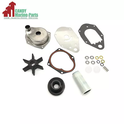  Water Pump  Impeller Housing Kit For Mercury 1991-Up 40-60 HP OEM  46-812966A12 • $39.99