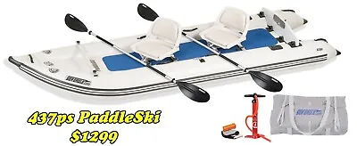 Sea Eagle 437ps PaddleSki - 2-Person Package - FREE S&H 3 YEAR WARRANTY  $1299 • $1299