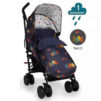 Cosatto Supa 2 Stroller With Footmuff & Raincover Parc 2 • £159