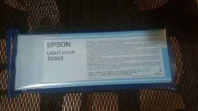 2021 Genuine Epson T6065 Light Cyan Ink Stylus Pro 4800 4880 220ml Sealed New • $84