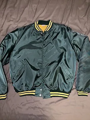 VTG Jacket Green & Yellow BIRDIE Quilted Lined SONICS A’s XXL USA Made • $15