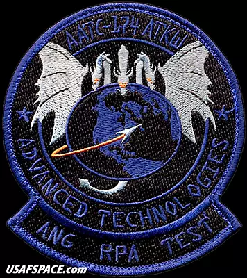 Usaf 174th Attack Wing-mq-9 Reaper-advanced Technologies- Ang Rpa Test Vel Patch • $11.95