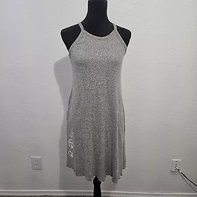NWT Spirit Jersey Active Wear Gray Sleeveless Dress With Pockets Moons Sz Medium • $20