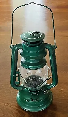 Vintage Hurricane Lamp Collectible Kerosene Lantern Green • $45