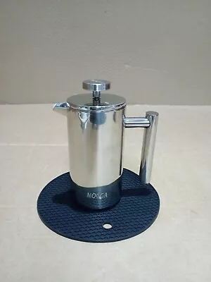 Cafetiere French Press Coffee Maker Double Wall Stainless Steel N981 • £21.65