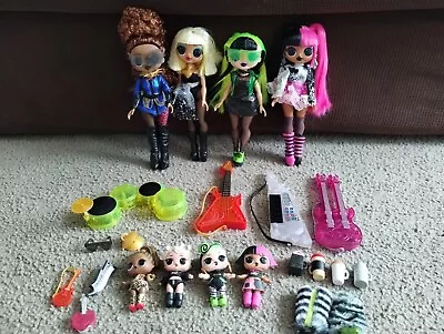 LOL Surprise OMG Remix Super Surprised 8 Fashion Dolls Instruments And Outfits  • $60