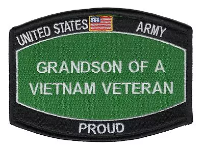 Army Grandson Of A Vietnam Veteran Patch • $14.69