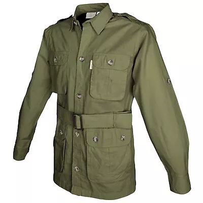 Safari Jacket For Men - Moss • $99