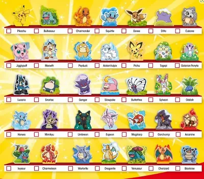 $1.00 Coles Pokemon Builders Figures Collect Card 2024 *PICK ANY*Collect 'Em All • $5.99