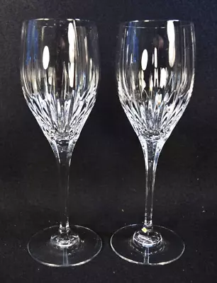 2 Mikasa Arctic Lights Water Goblets / Glasses (mint) 9  • $55