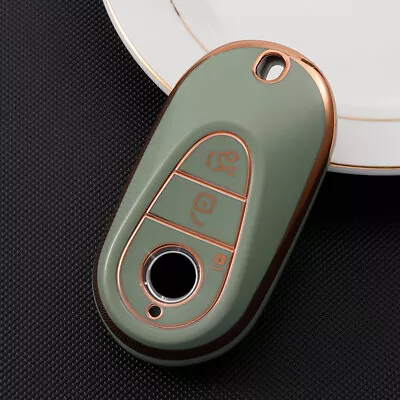 TPU Soft Remote Smart Key Chain Cover Case For Mercedes C S Class GLC EQS EQE • $8.58