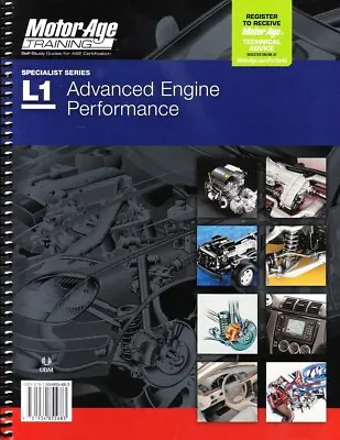 MotorAge L1 ASE Automotive Advanced Engine Performance Test Prep Manual Book • $52.95