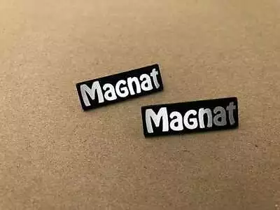 4pcs Magnat Badge Emblem Logo Aluminun  Speaker Replacement Aftermarket • $25