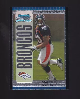 2005 Bowman Chrome Maurice Clarett Rookie #134 Denver Broncos • $1.50