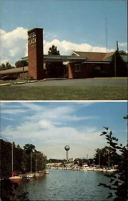 Motel Plaza Vermilion Ohio Route 6 Two Views ~ 1970s Vintage Postcard • $4.60