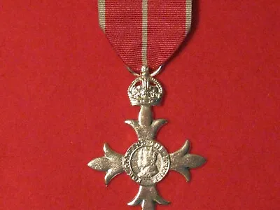 Full Size Mbe Military Medal Museum Copy Medal With Ribbon • £9.50