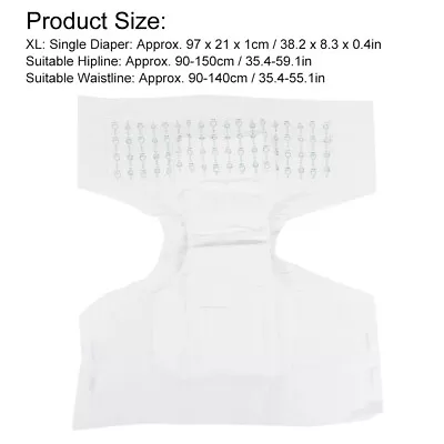 (XL)Disposable Adult Diaper Soft Skin&8209;Friendly Maternal Elderly AGS • $133.87