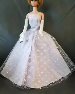 Vintage Barbie 1970-71 Premier  #88 Lavender Taffeta & Tulle Ball Gown HTF Dress • $125